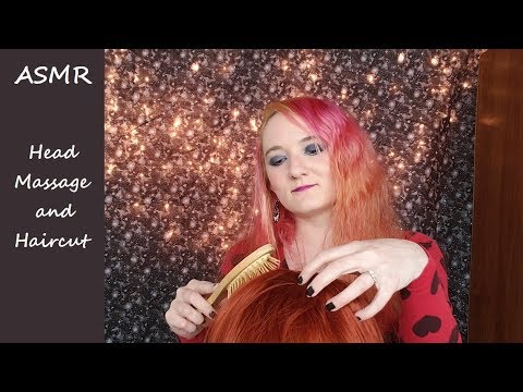 ASMR Head Massage and Haircut (3rd person roleplay)