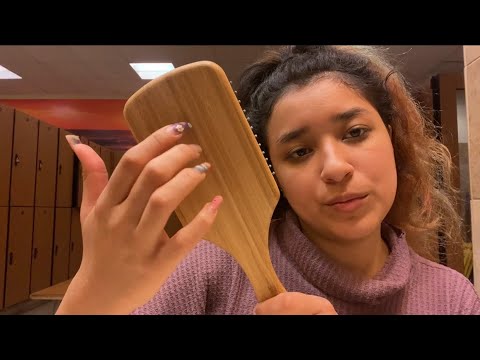 ASMR With a Wooden Bamboo Brush No Talking