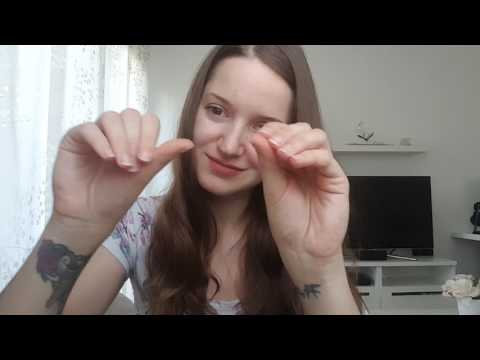 ASMR hand sounds and movements - tapping rubbing scratching - no talking