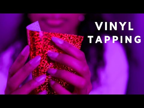 ASMR Tapping and Scratching on Vinyl for Sleep