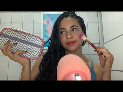 ASMR doing my makeup 💋💄(and being really bad at it)