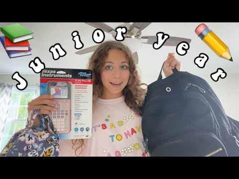 What’s in my backpack JUNIOR year edition!