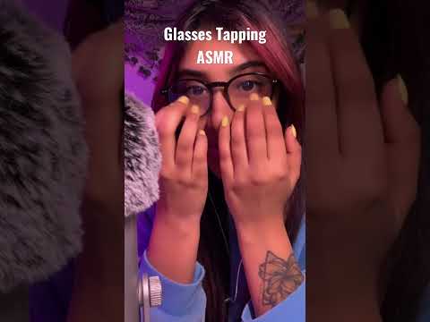 Glasses Tapping Sounds #asmr #asmrcommunity #asmrchallenge #asmrforsleep #asmrtiktok