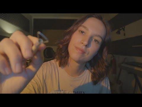 ASMR Giving You A Human Makeover (sculpting, drawing on your face, pom poms etc)