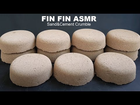 ASMR : Sand+Cement Crumbling and Sifting in Water  #169