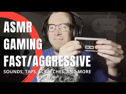 ASMR for Sleep - Fast & Aggressive Gaming 🕹️ Sounds the Sequel | Minimal Whispering