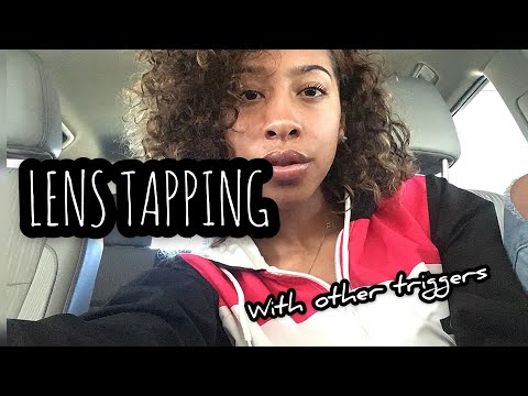 ASMR LENS TAPPING w other triggers | ASMR LYSS ✨