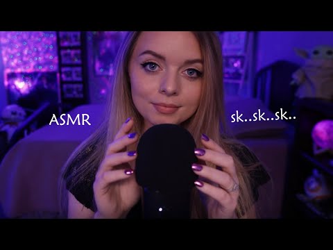 ASMR | Mic Scratching // SkSk-TkTk (Whispered)