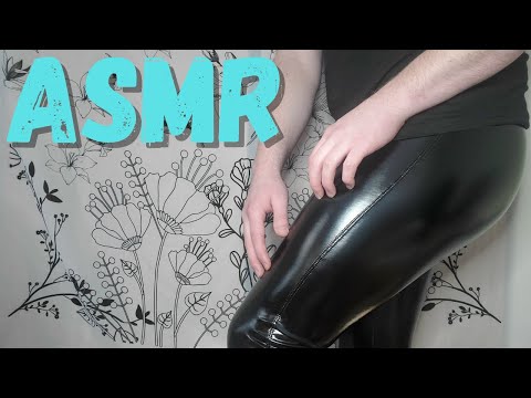 ASMR - Heroine Sport PVC Leggings - Fabric Sounds, No Talking