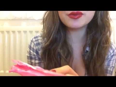 Me eating American, Polish & British Candy (Chewing, Crinkly sounds) ASMR