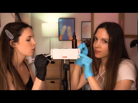 Twin Ear Cleaning - ASMR [Tingly, Relaxing]