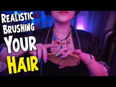 ASMR Realistic Brushing Your Hair 💎 No Talking