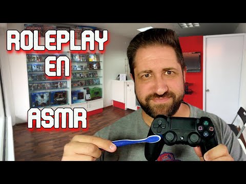 ROLEPLAY en ASMR | TE LIMPIO TU MANDO DE PS4