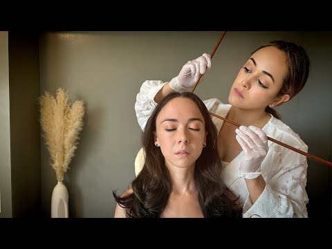 ASMR Scalp Check, Treatment & Massage [Real Person] | Soft Spoken Roleplay