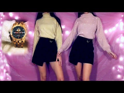 ASMR Try-On Clothing Haul + GIVEAWAY Jord Wood Watches !! 😱