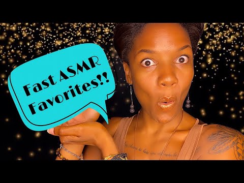 ASMR Fast and Aggressive! {Finger Flutters, Zoom Tapping, Lip Gloss, Mouth Sounds}