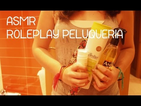 Roleplay peluqueria (hairdressers) ASMR en español - Helsusurros.