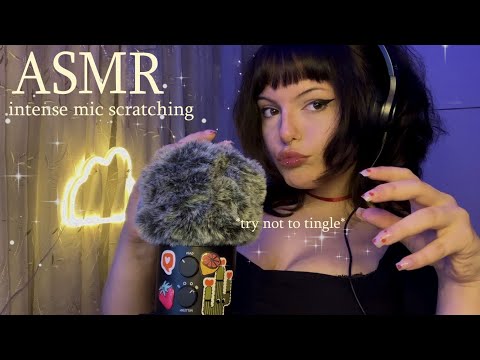 Fast & Aggresive ASMR for INTENSE TINGLES - Mic Scratching, Pumping & Gripping + Mouth Sounds