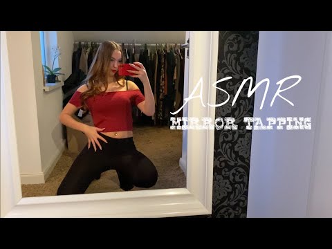 ASMR | mirror tapping and tapping around my mirror💥