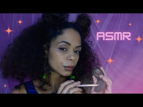 ASMR CASEIRO amiga te maquiando |roleplay|