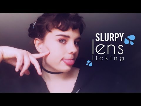 [ ASMR ] - Slurpy Lens Licking 👅💦