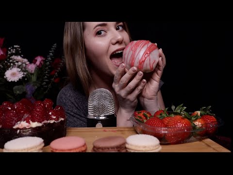 ASMR Essen = Liebe ❤️ VALENTINES MUKBANG | Super Sweet in German/Deutsch