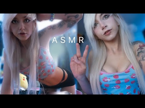 ASMR, Obsessed GF stares at you in your sleep
