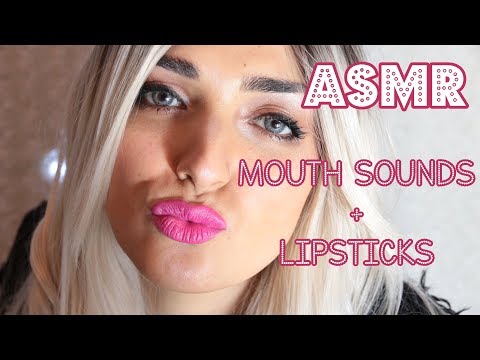 ASMR ESPAÑOL | MOUTH SOUNDS + LIPSTICKS | INTENSIVE SOUNDS BINAURAL