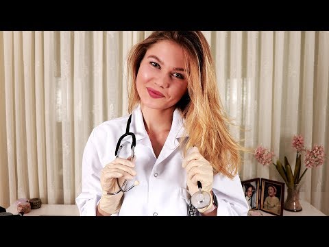 [ASMR] DR. LIZI CHECKING YOUR EAR, NOSE AND THROAT.  RP, PERSONAL ATTENTION (SOFT SPOKEN)