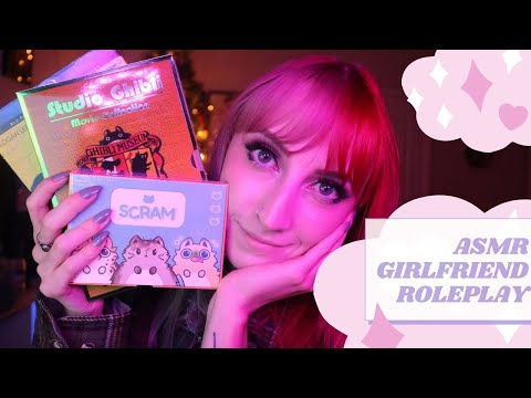 ASMR- Girlfriend Helps Plan At-Home Date Night (roleplay)