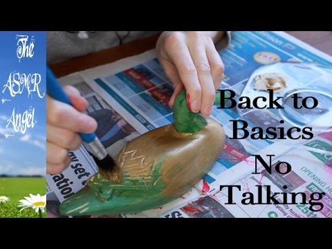Back to Basics ASMR - No Talking - Painting Sounds