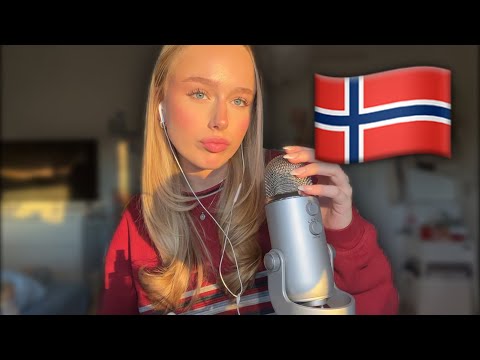 ASMR in norwegian 🇳🇴 teaching you norwegian pt. 4