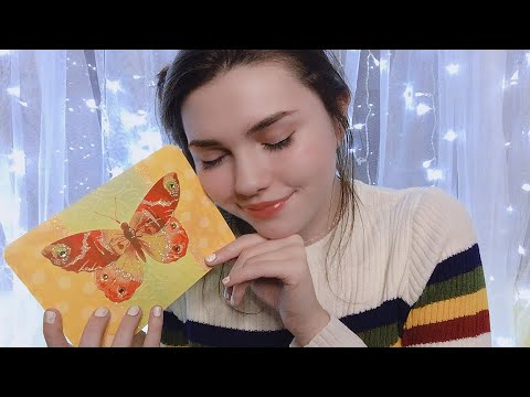 ASMR Softly Opening gifts from a dear friend!🦋