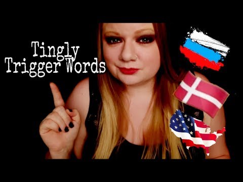 #ASMR Tingly Trigger Words In 3 Languages