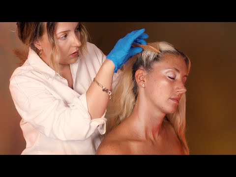 ASMR Lice Check & Scalp Exam | Nape & Behind Ear Attention | Real Person 'Unintentional' Style