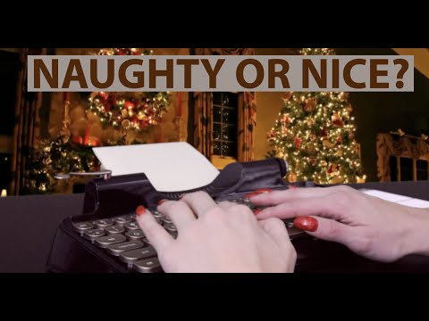 [ASMR] Typing The Naughty & Nice List