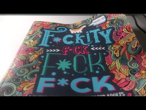 ASMR Swear Word Coloring Book & Chewing Gum Mouth Sounds