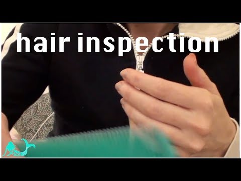 ASMR Hair Inspection tingles soft spoken whisper personal attention anxiety