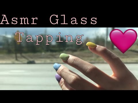 Asmr ~ Glass Tapping | With Acrylic Nails 🌸💕| No Talking |