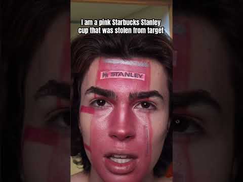 I am a pink Starbucks Stanley cup that was stolen from target #asmr #pov