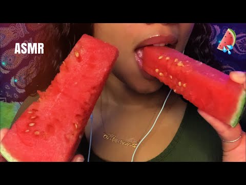 ASMR | Eating Frozen Watermelon 🍉 Crunchy Eating Sounds