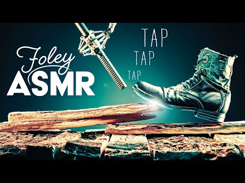 ASMR Foley 🎙FOOTSTEPS ON WOOD (No Talking)
