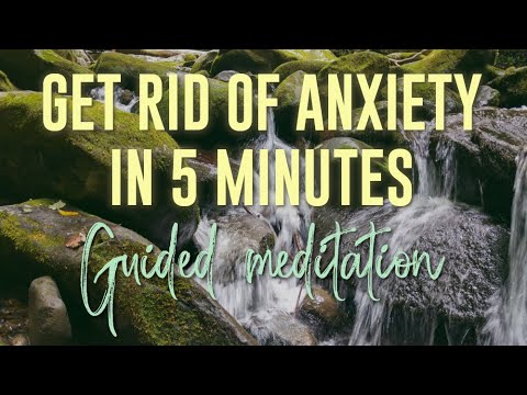 [ASMR] Guided meditation for anxiety relief ✨ With water flowing sounds