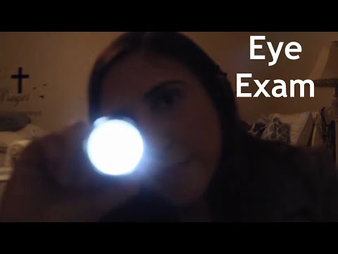 ASMR Quick Intense Eye Exam | Doctor RP *Soft Spoken, Flashlight, Eye Drops, Sticky*