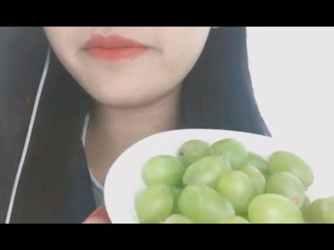[ASMR] 청포도 이팅사운드🍇 / Green grape eatting sound 🍇