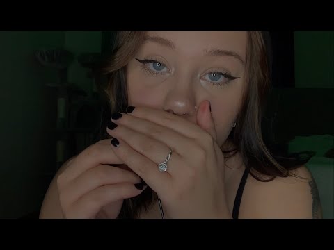 ASMR | Cupped Inaudible Whispering & Intense Mouth Sounds