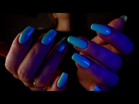 ASMR Up Close Hand Movements Whispering & Tapping | Personal Attention Hypnosis Face Touch Low Light