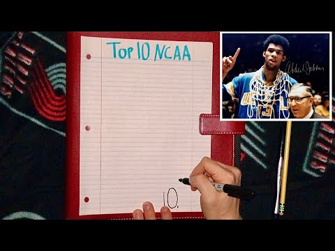 Top 10 College Basketball Players Of All Time 🏀 ( ASMR ) NCAA