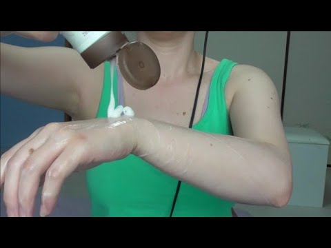 ASMR Repetitive Movements Sloppy Lotion / Fabric Scratching (Requested Video)