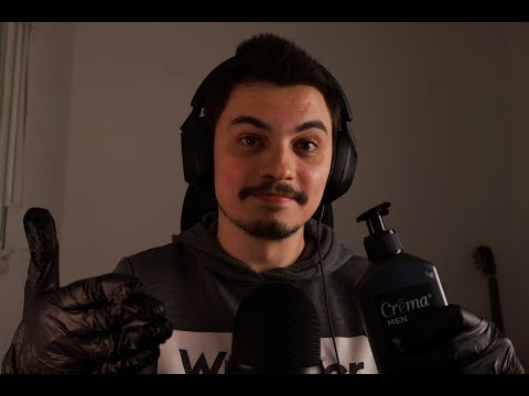 ASMR: Gentle Man Lotion Application on Microphone for Ultimate Relaxation